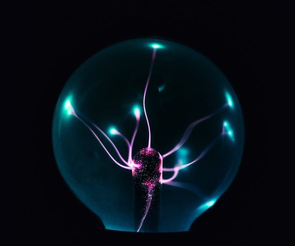 Glowing purple orb representing focus and energy clarity